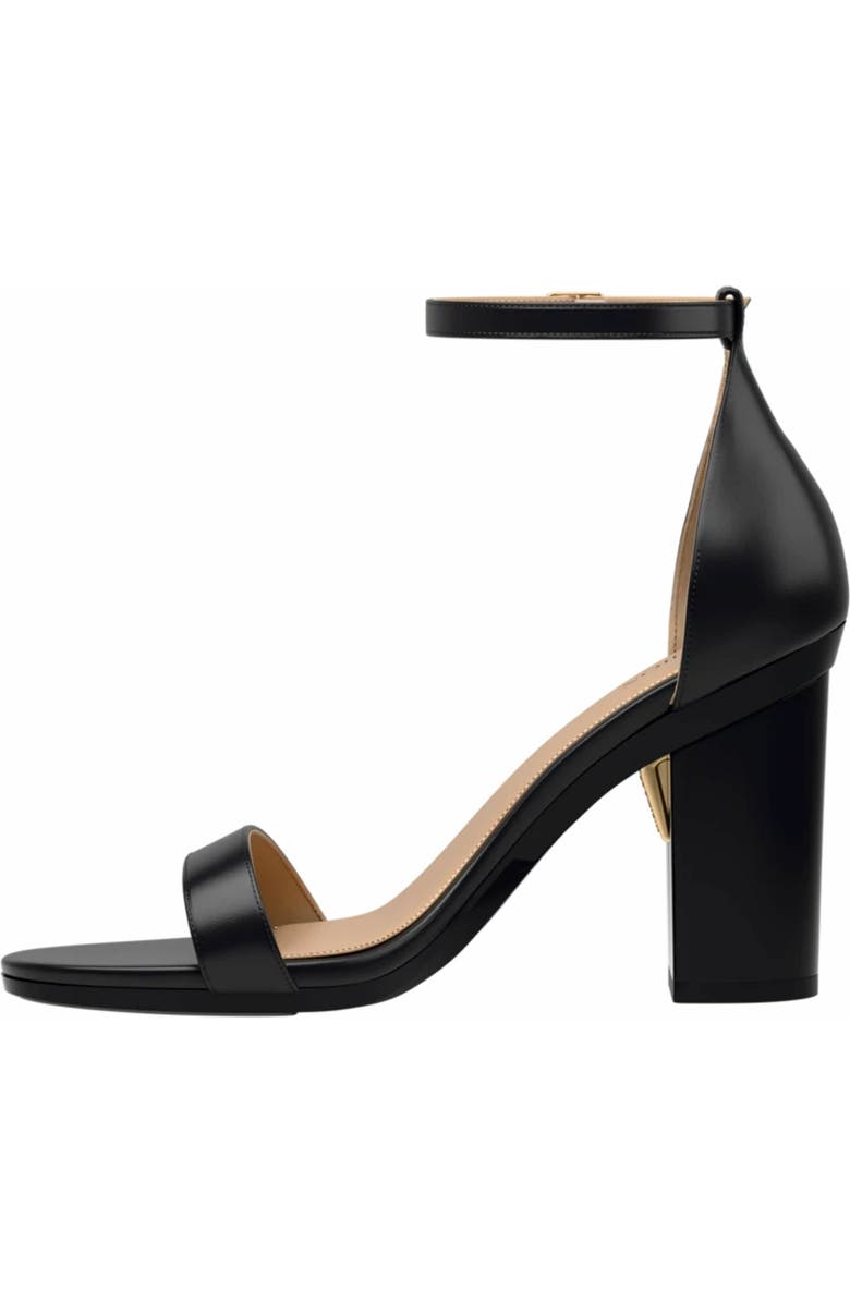 Pashion Footwear The Pashionista 4" Block Heel, Alternate, color, Coal Leather