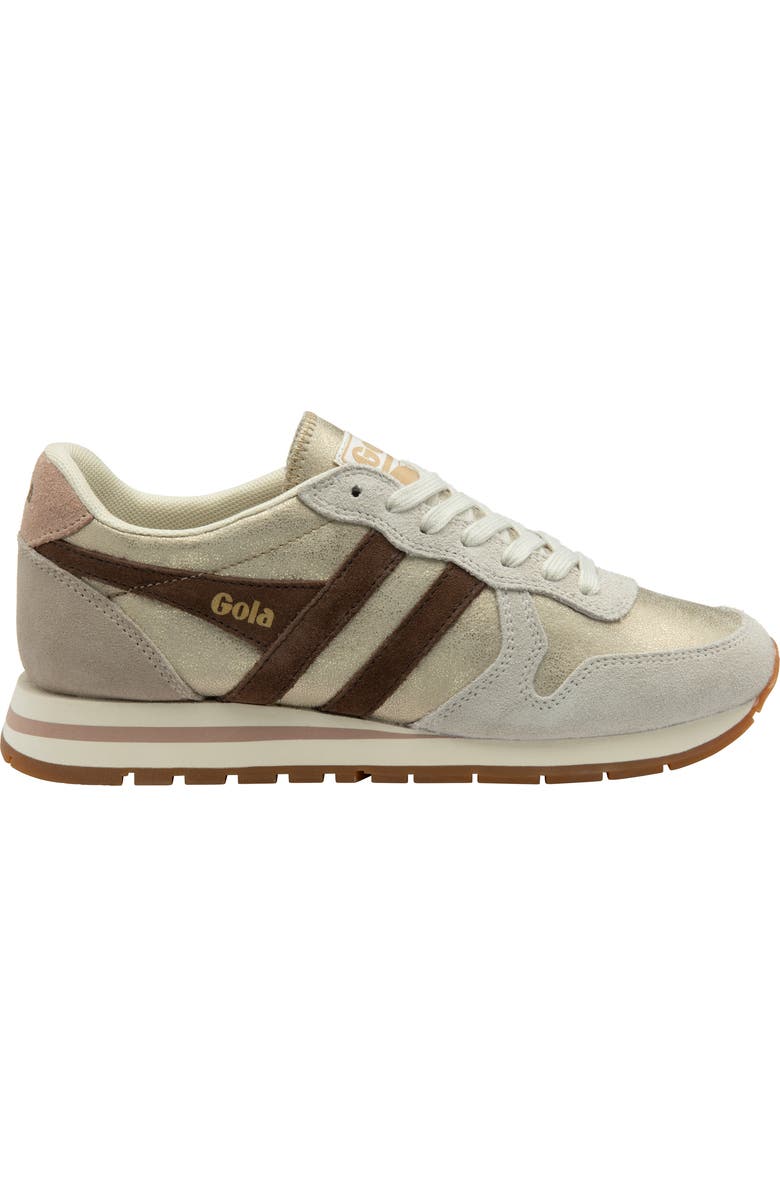 Gola Daytona Blaze Sneaker, Alternate, color, Gold/ Dark Brown/ Cameo