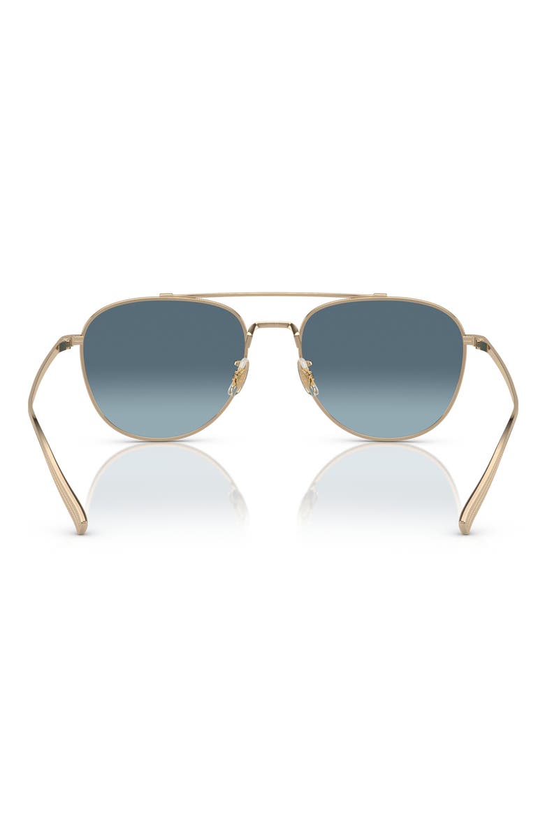 Rivetti 55mm Gradient Pilot Sunglasses, Alternate, color, BLUE GRADIENT