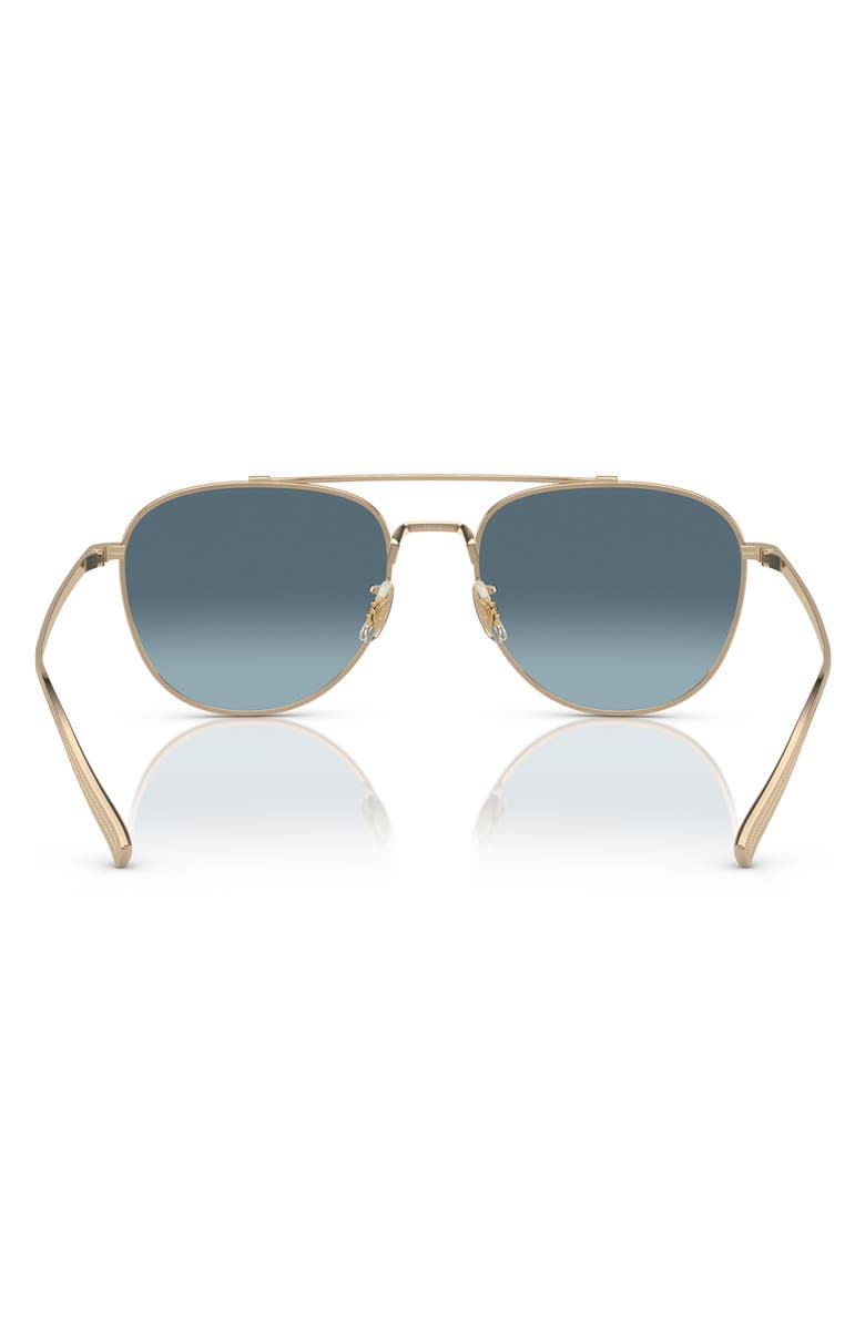 Oliver Peoples Rivetti 55mm Gradient Pilot Sunglasses, Alternate, color, Blue Gradient