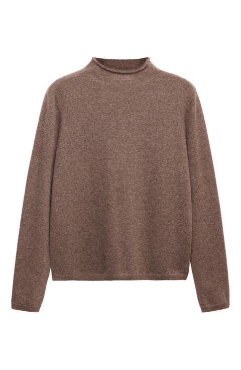 Cashmere Perkins Neck Sweater