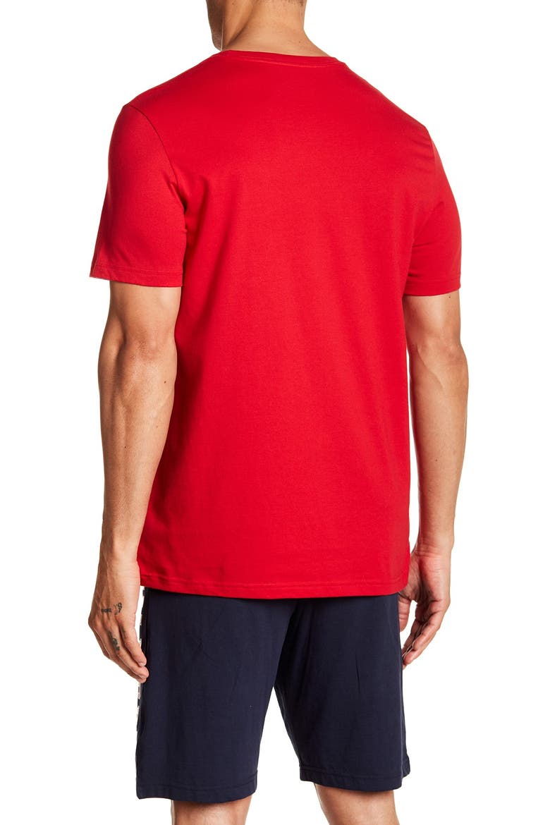 Crew Neck Lounge T-Shirt, Alternate, color, RED
