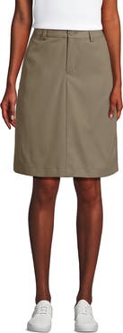 Lands' End School Uniform  Active Chino Skort Top of the Knee