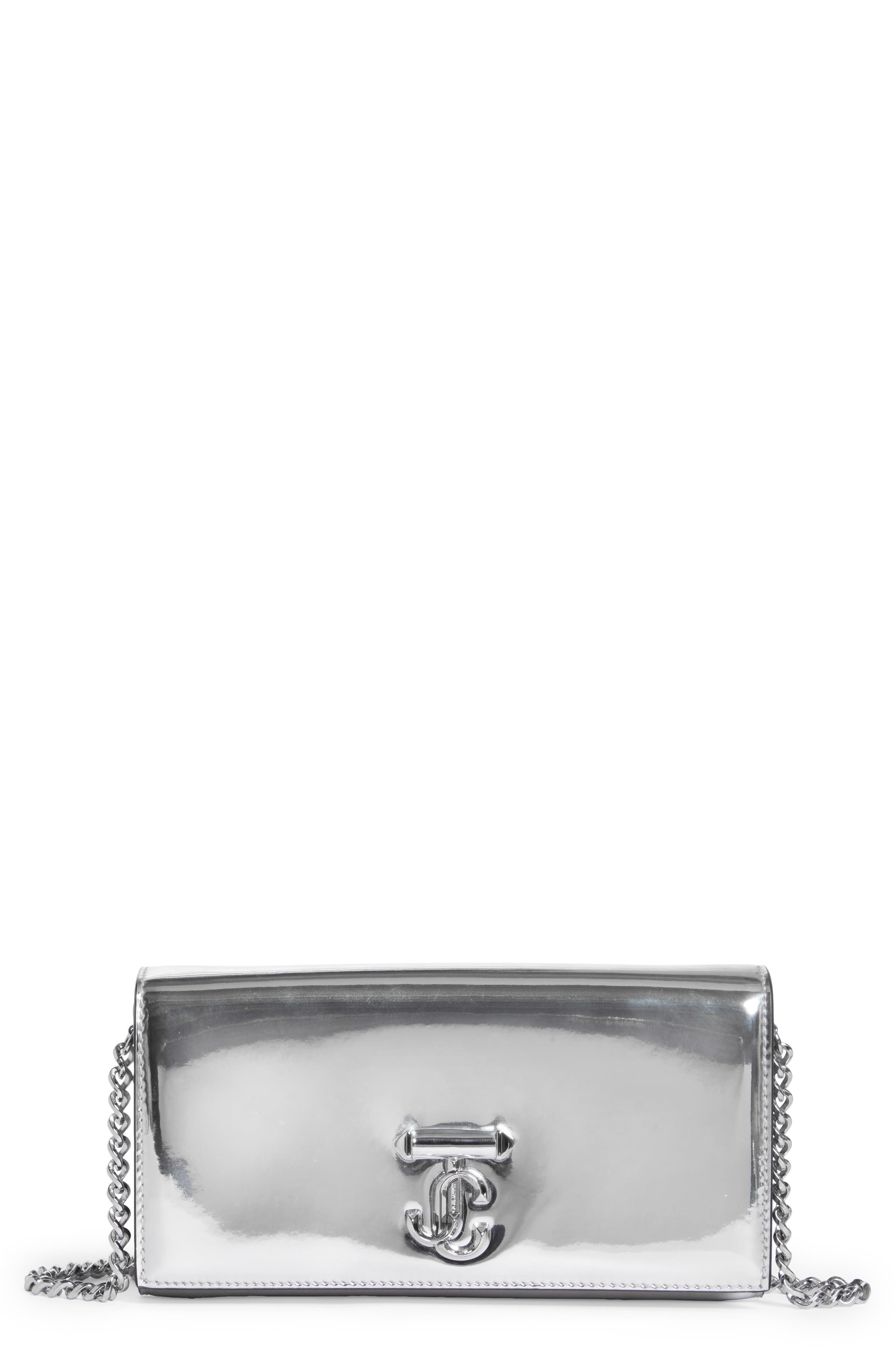 Jimmy Choo Avenue Mirror Crossbody Bag, Main, color, 