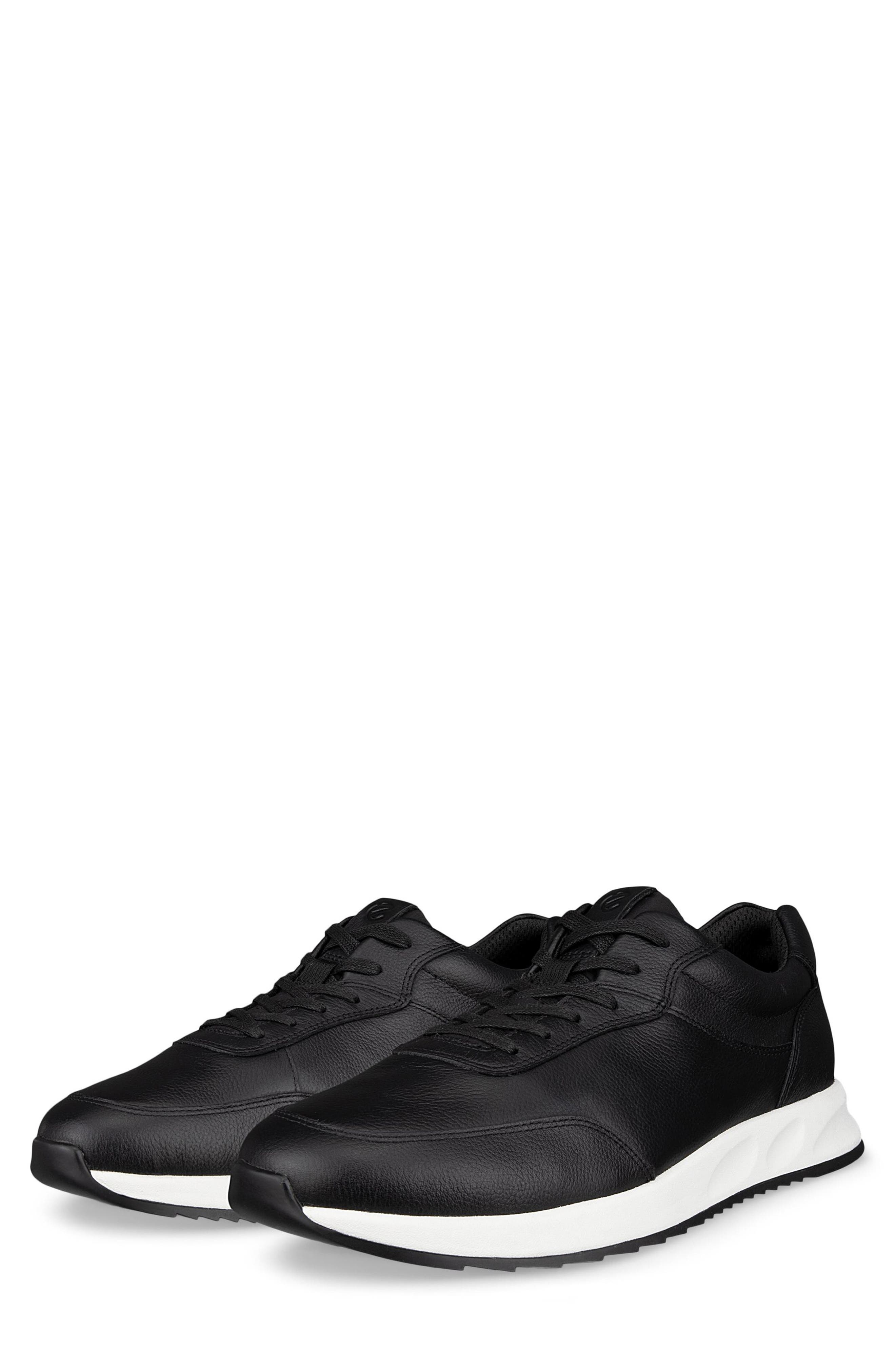 Classic Runner Sneaker, Alternate, color, BLACK