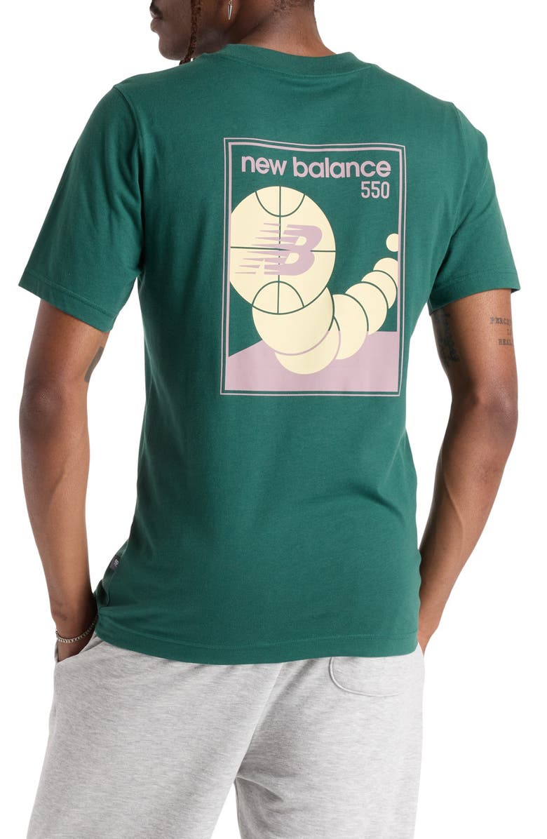 New Balance 550 Cotton Graphic T-Shirt, Alternate, color,
