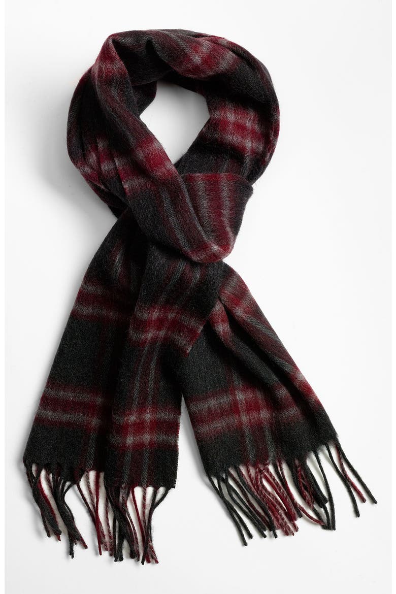 Wool Scarf, Main, color, BLACK