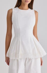 HOUSE OF CB Marnie Stretch Cotton Top