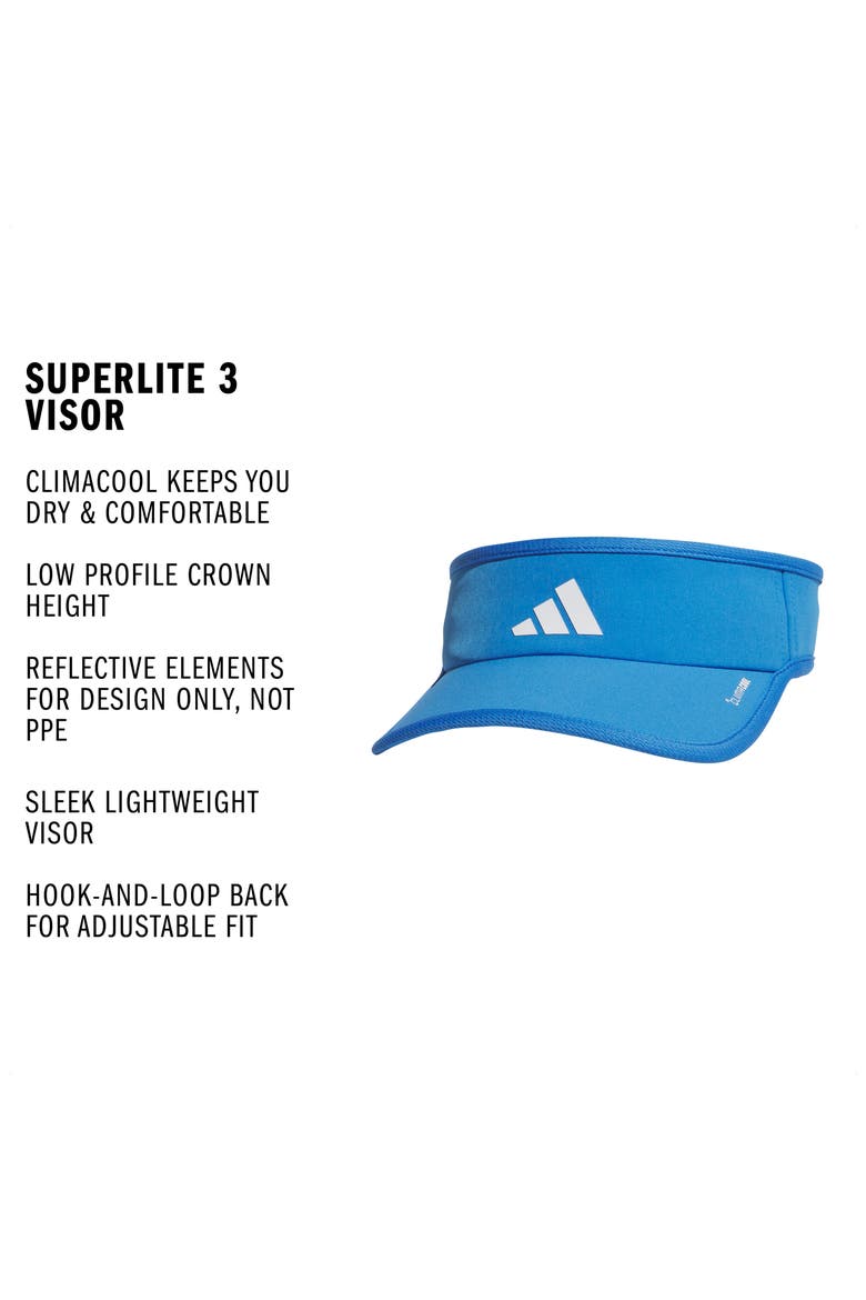 Superlite 3 Visor, Alternate, color, RAY BLUE/ WHITE