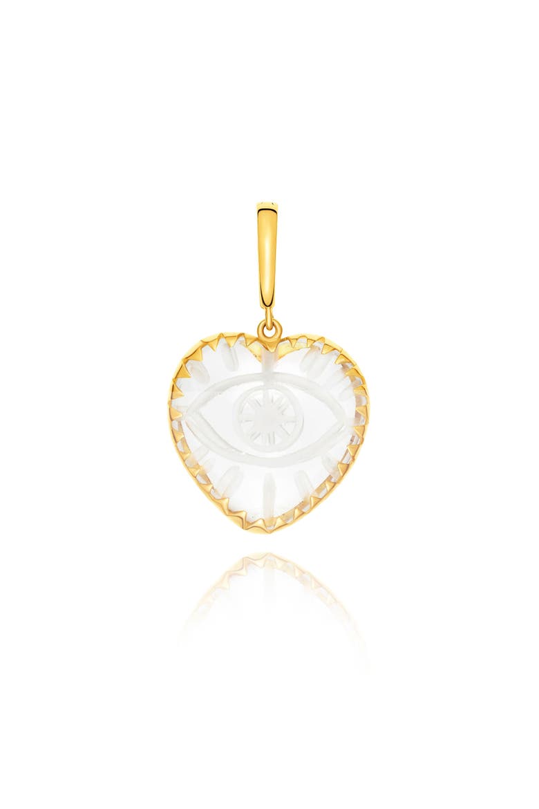 Tina Rock Crystal Charm, Main, color, Rock Crystal