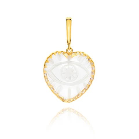 Tina Rock Crystal Charm