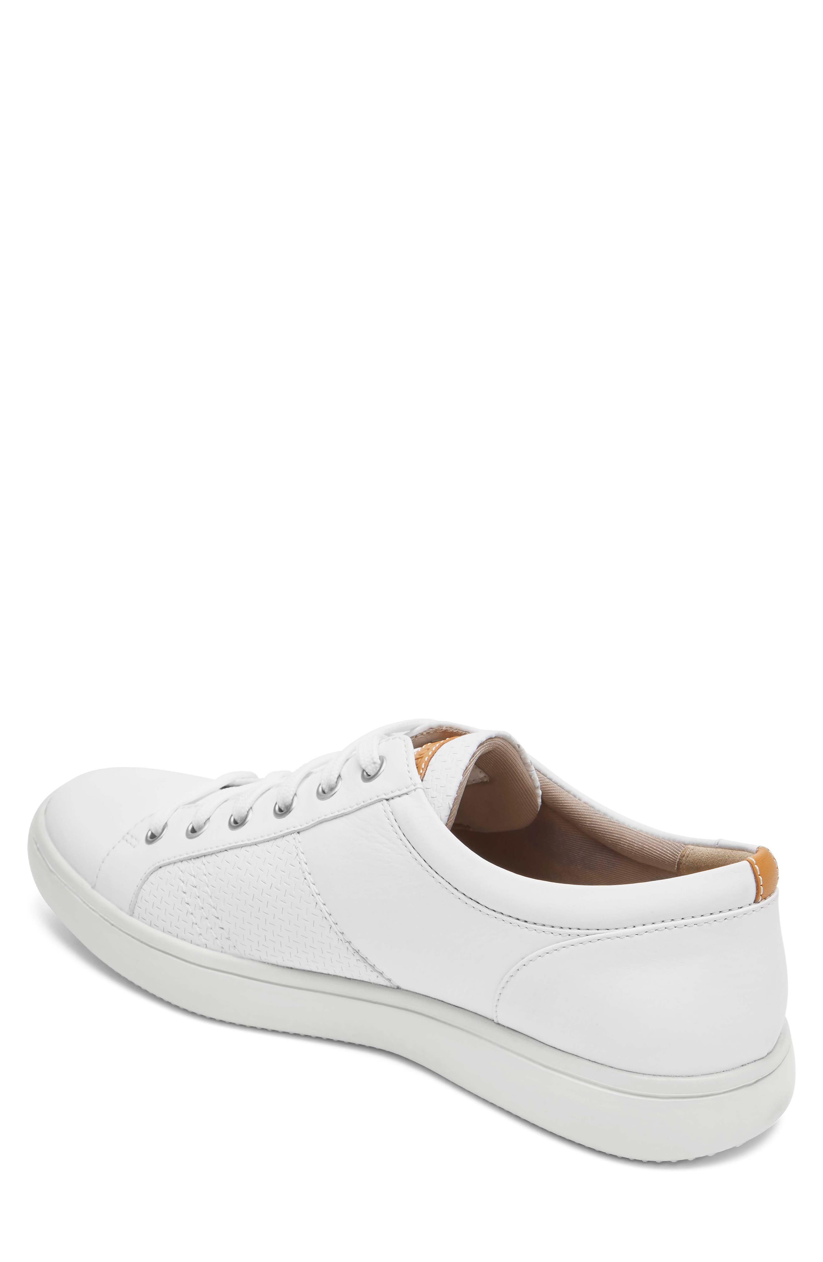 Rockport College Textured Sneaker, Alternate, color, 