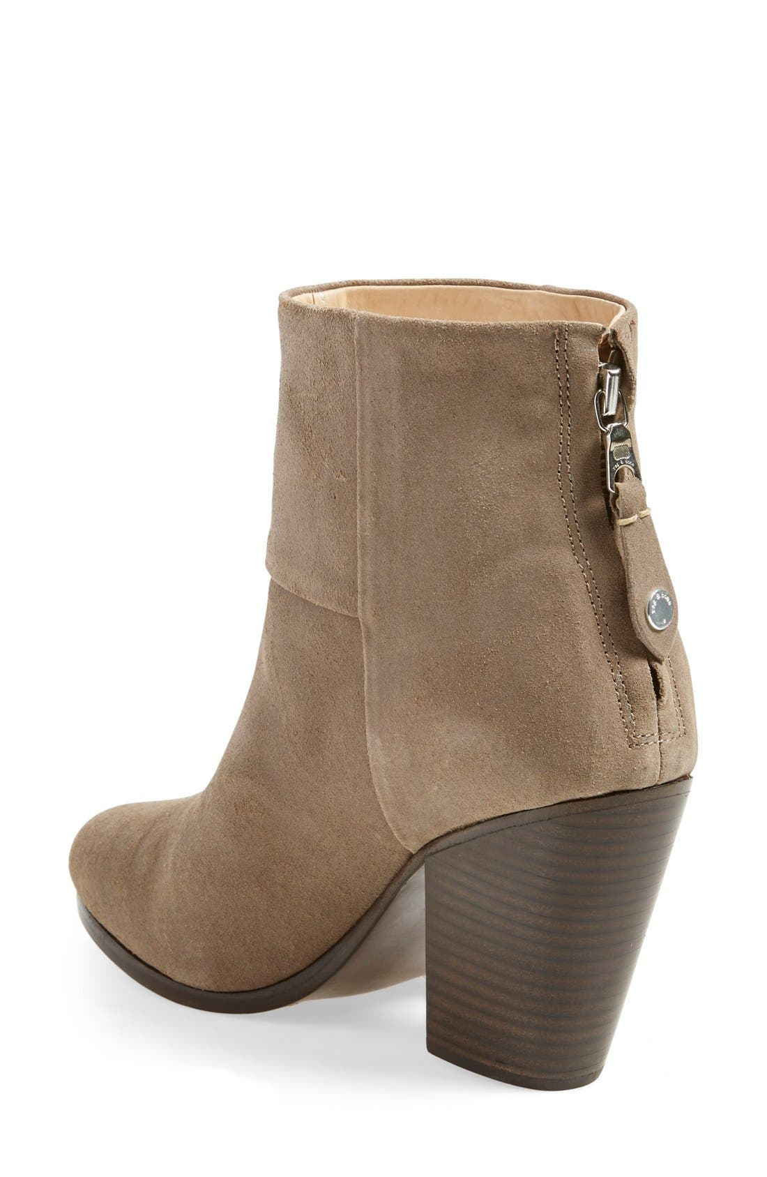 'Newbury' Bootie, Alternate, color, STONE SUEDE