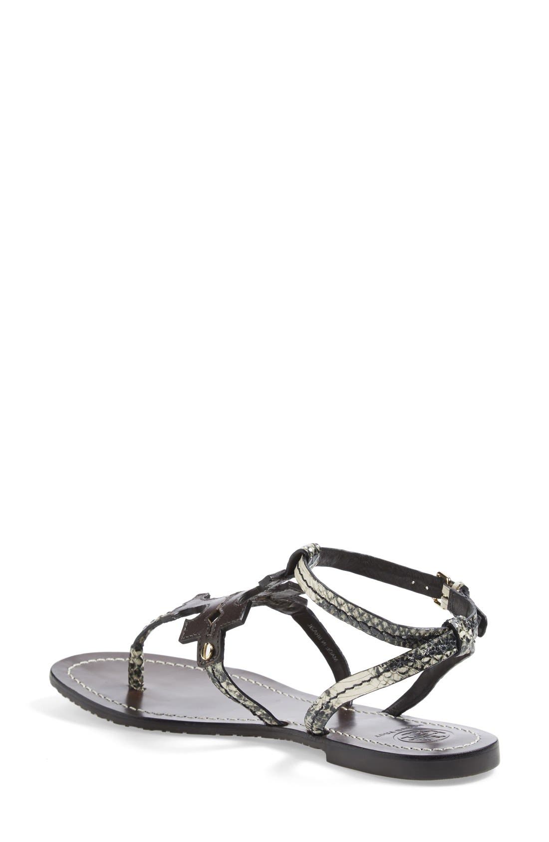 Tory Burch 'Chandler' Leather Sandal, Alternate, color, 