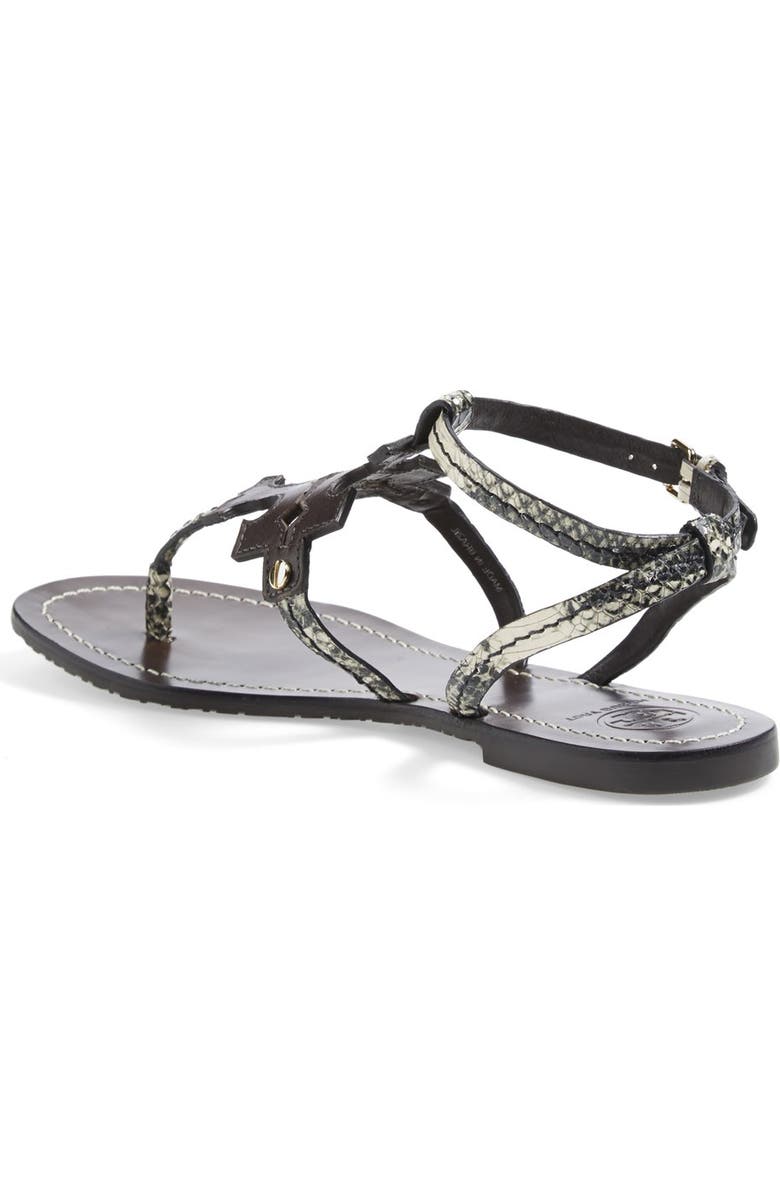 Tory Burch 'Chandler' Leather Sandal, Alternate, color,