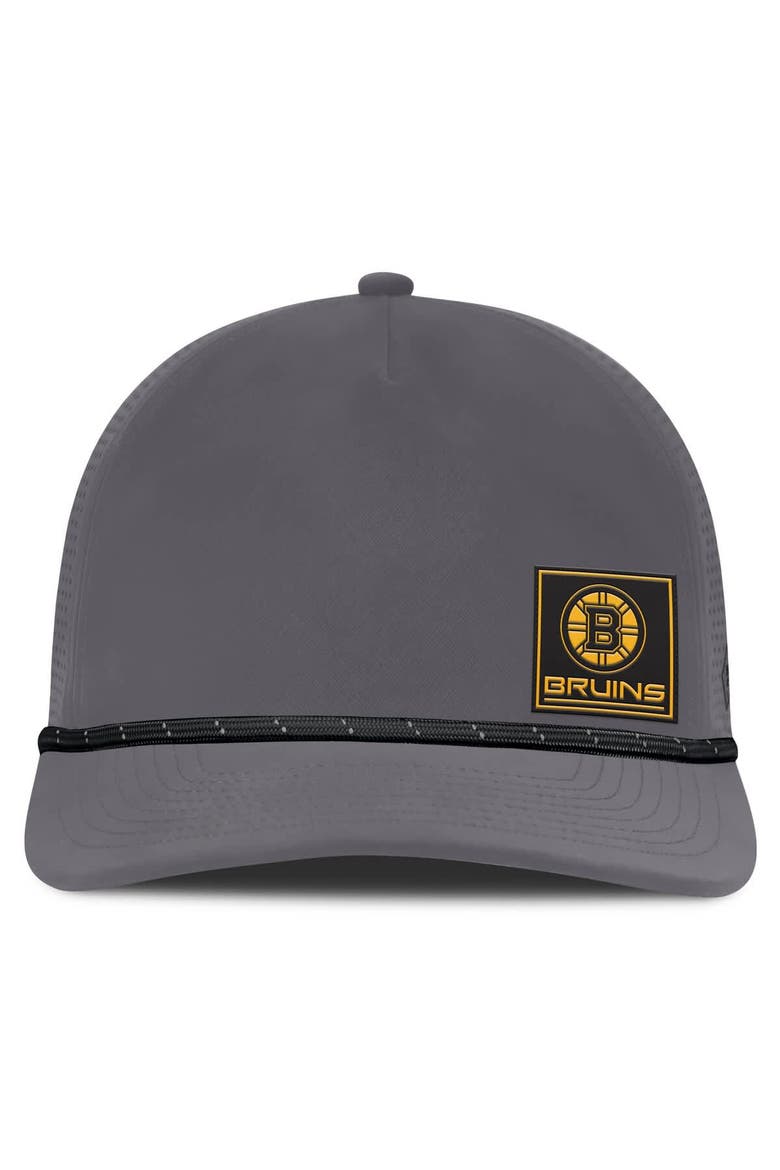 Men's Fanatics Gray Boston Bruins Captain Rope Adjustable Hat, Alternate, color, Gray