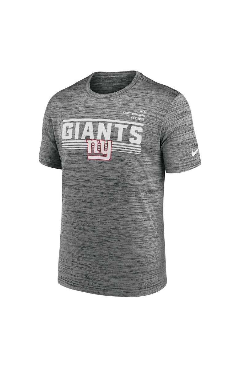 Nike Men's Nike Gray New York Giants Yardline Velocity Performance T-Shirt, Alternate, color, Gray