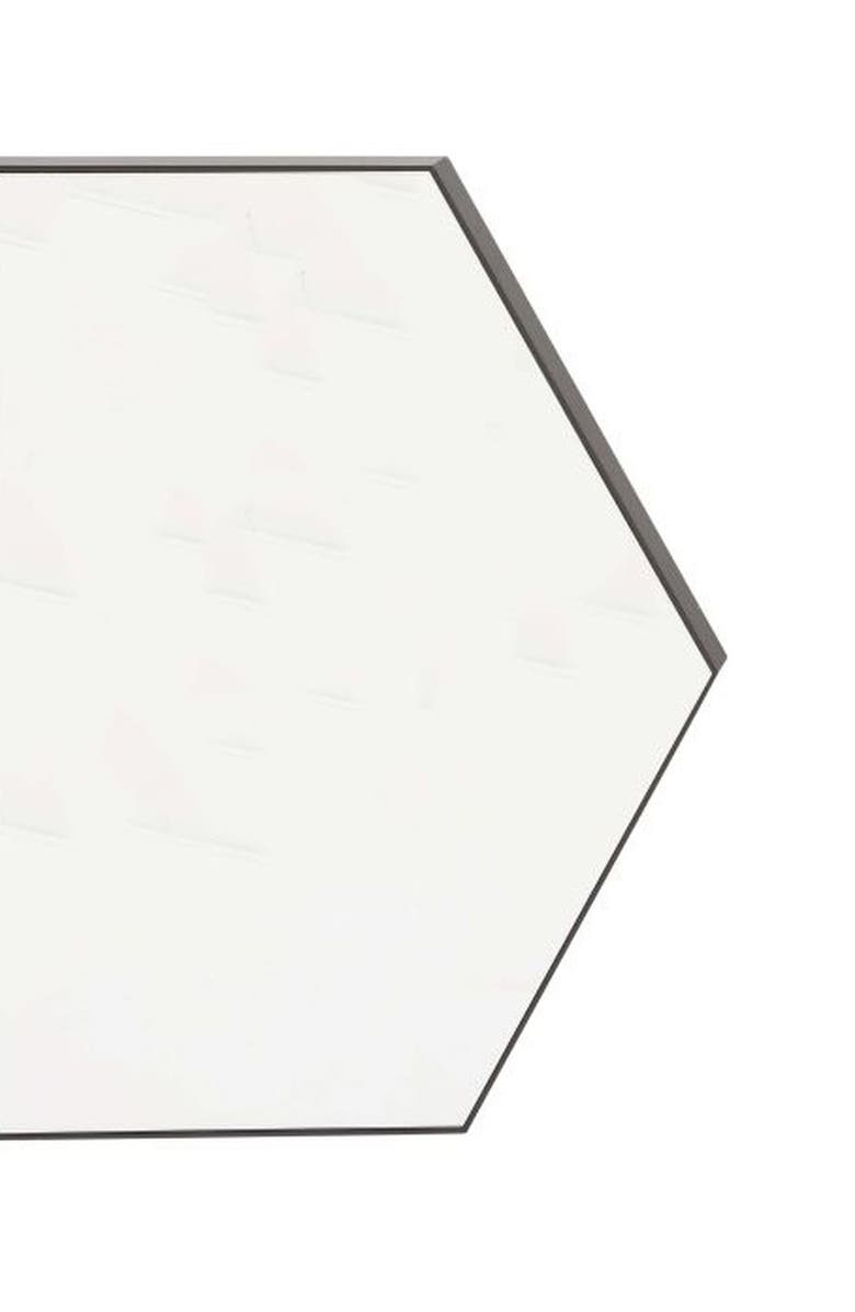VIVIAN LUNE HOME Wood Hexagon Wall Mirror, Alternate, color, 