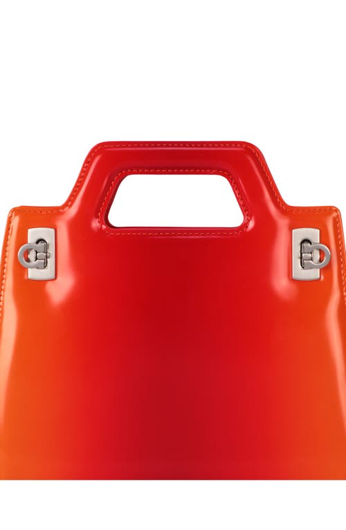Ferragamo Top Handle Satchel In Orange