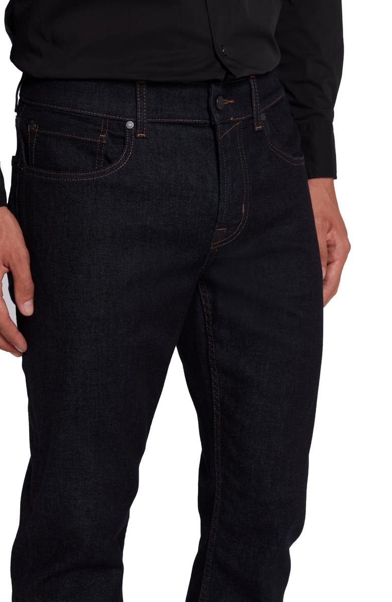 7 For All Mankind The Straight Squiggle Straight Leg Jeans, Alternate, color, Rinse Blue