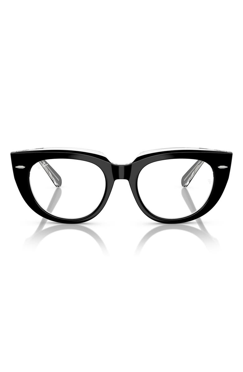 Ray-Ban Doreen 48mm Small Square Optical Glasses, Main, color,