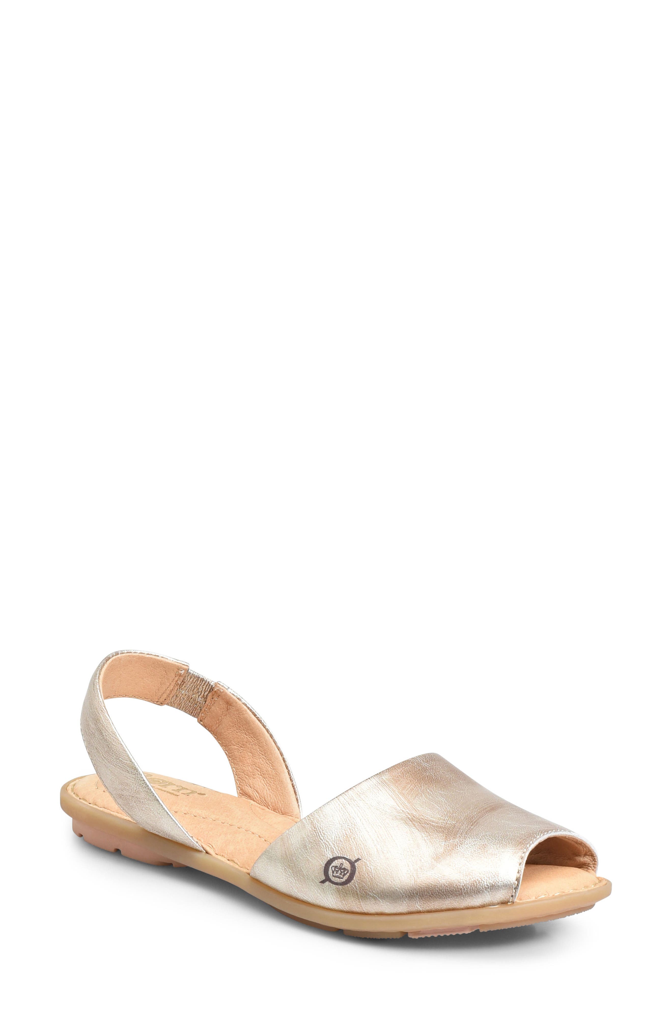 Trang Sandal, Main, color, LIGHT GOLD METALLIC LEATHER