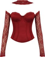 Mistress Rocks Lace Corset Top