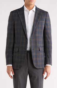 Original Penguin Plaid Notch Lapel Blazer