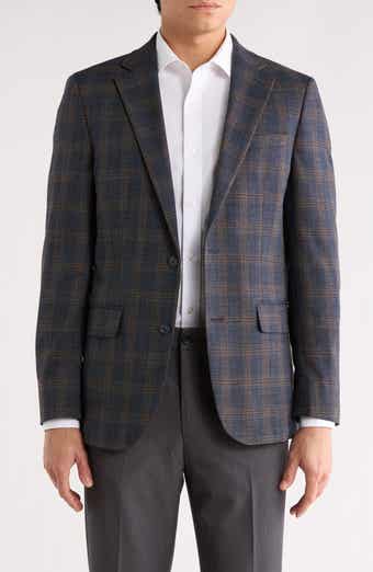Original Penguin Plaid Notch Lapel Blazer