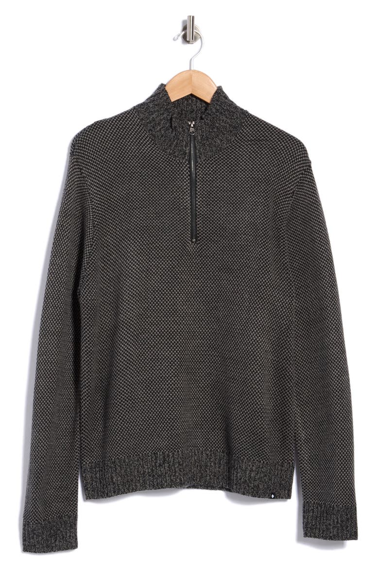 Union Bird's Eye Quarter Zip Sweater (Men) | Nordstromrack