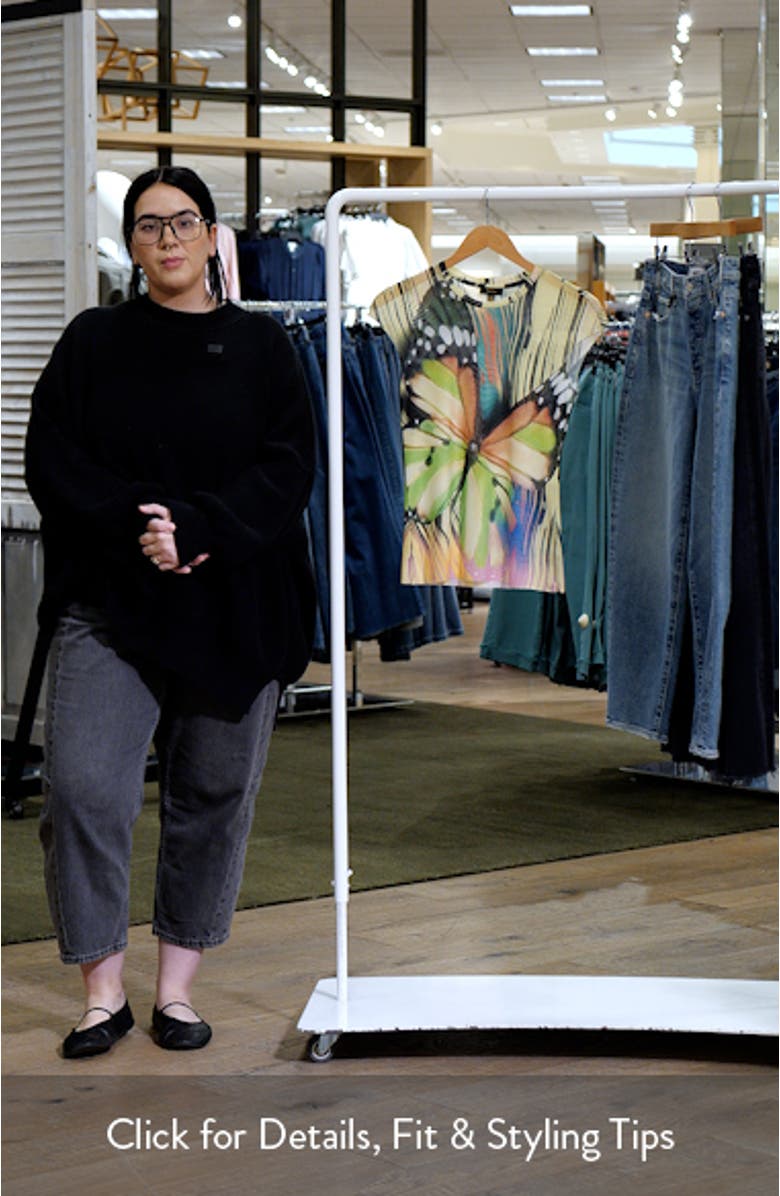 Nina Print Cap Sleeve Mesh Top, sales video thumbnail