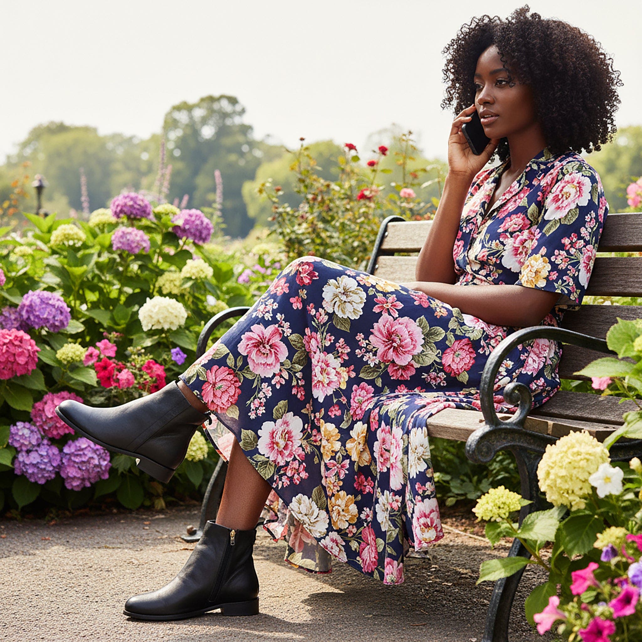 BEAUTIISOLES Renata Leather Bootie, Alternate, color, Black