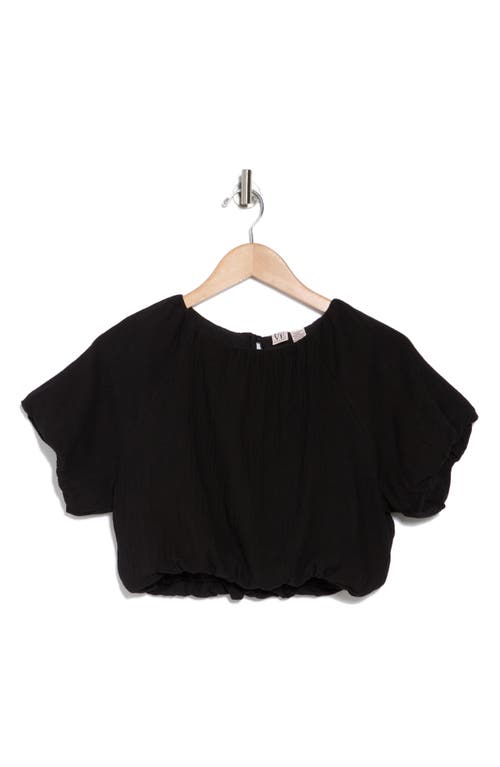 Love By Design Anna Bubble Hem Crop Top