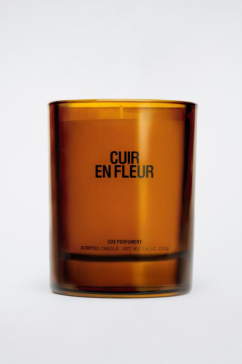 Perfumery Scented Candle, 7.8 Oz, Alternate, color, CUIR EN FLEUR