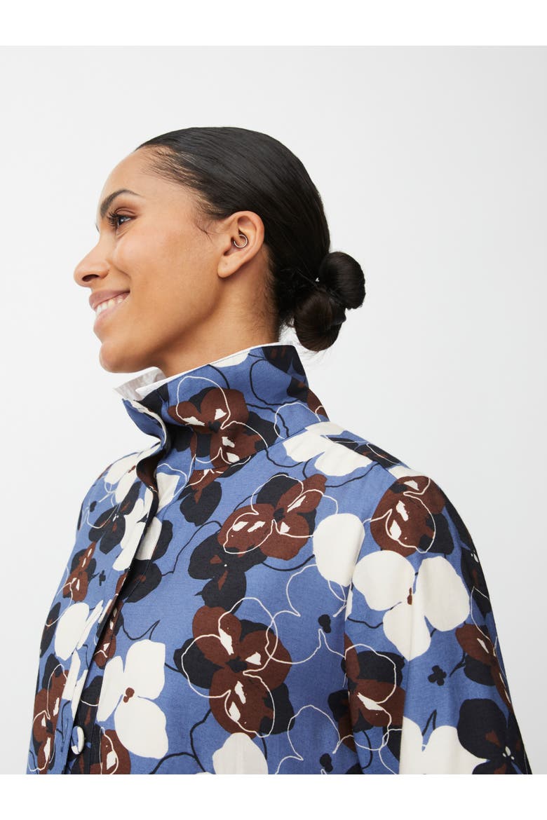 MaJettie Floral Jacket, Alternate, color, Bijou Blue