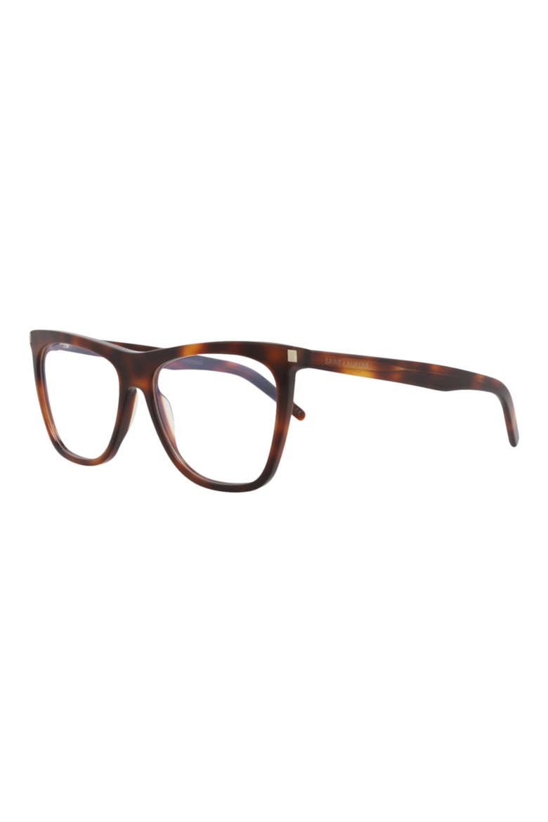 56mm Square Optical Frames, Alternate, color, HAVANA HAVANA TRANSPARENT