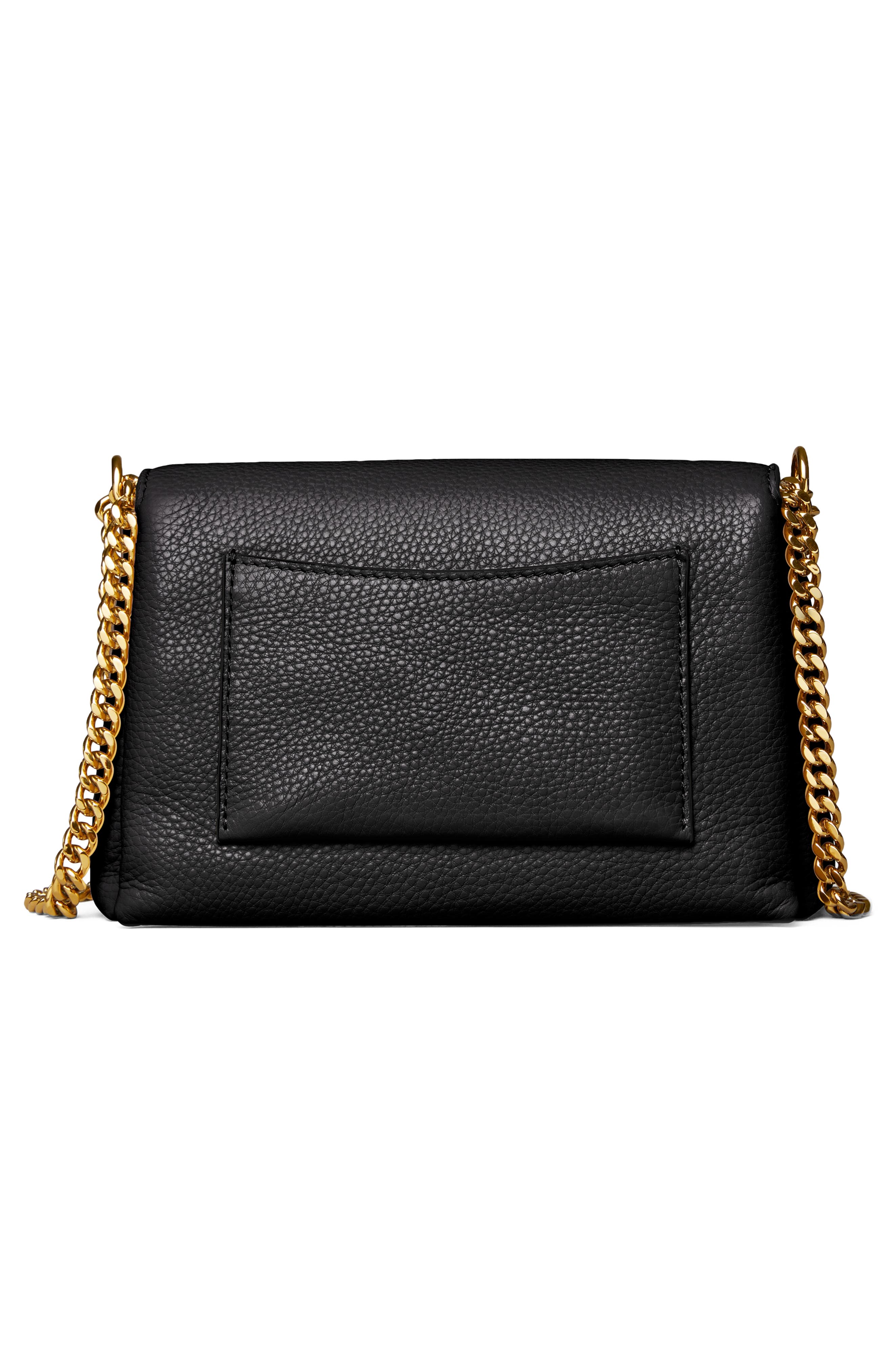 Tory Burch Small Kira Leather Convertible Crossbody Bag, Alternate, color, 