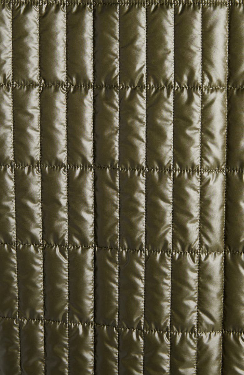 Moncler Madiere Vertical Quilted Shirt Jacket, Alternate, color, Deep Depths