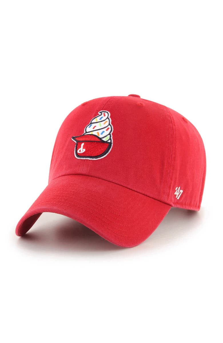 '47 Preschool '47  Red Philadelphia Phillies Ice Cream Helmet Clean Up Adjustable Hat, Main, color, Red