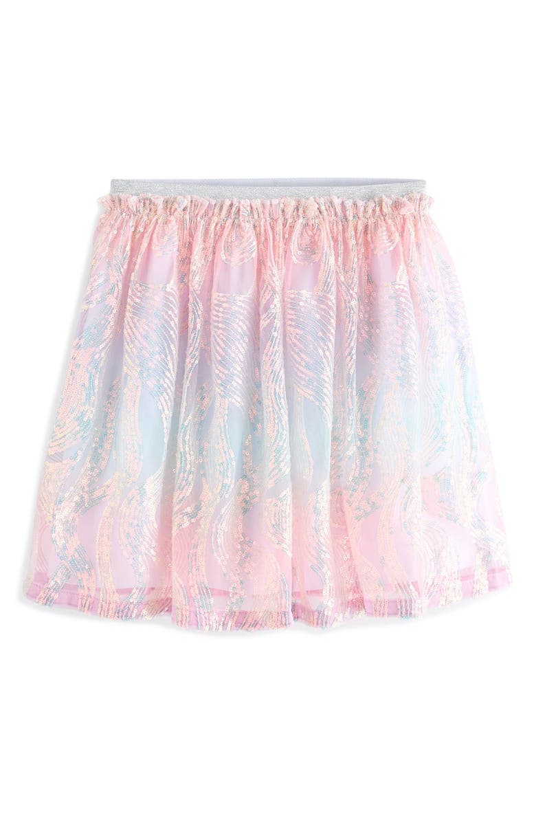 NEXT Kids' Ombré Sequin Skirt, Main, color, 