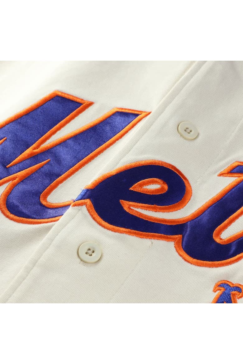 Men's Profile Cream/Royal New York Mets Big & Tall Two-Color Fashion Jersey, Alternate, color, Cream