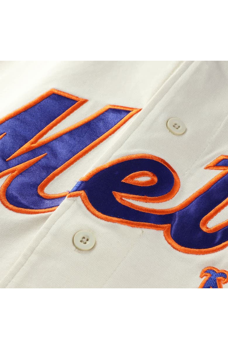 PROFILE Men's Profile Cream/Royal New York Mets Big & Tall Two-Color Fashion Jersey, Alternate, color, Cream