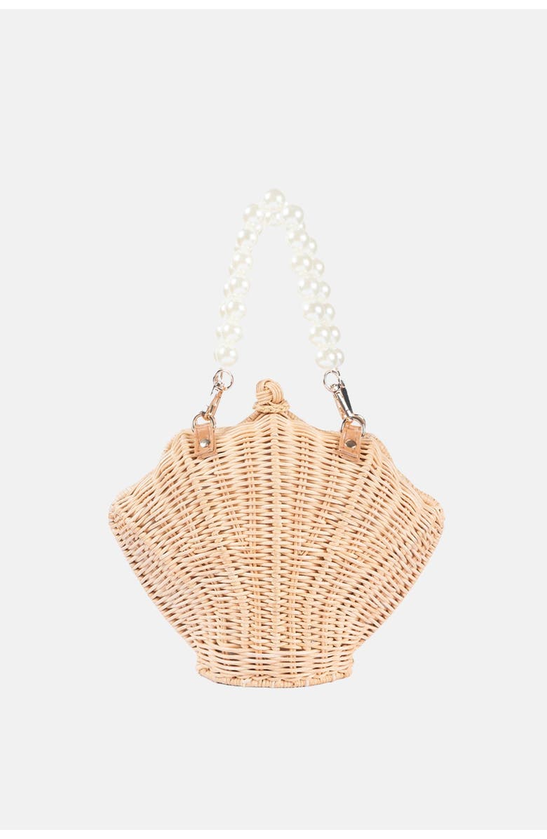 Jelavu Shelly Pearl Crossbody Bag, Main, color, Light Natural