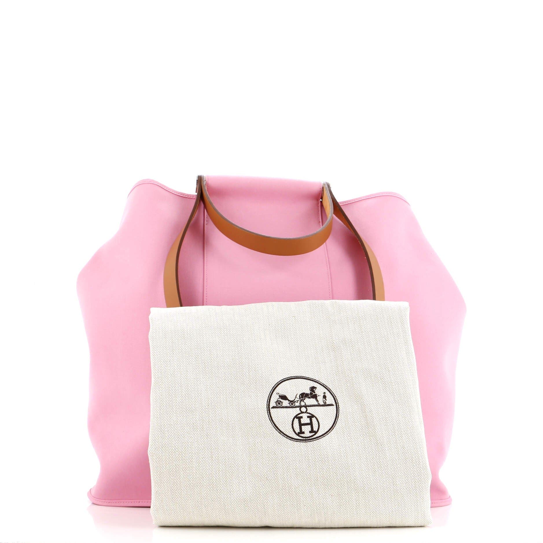 Pre-Owned Hermes Cabag Elan Toile and Leather 39, Alternate, color, 