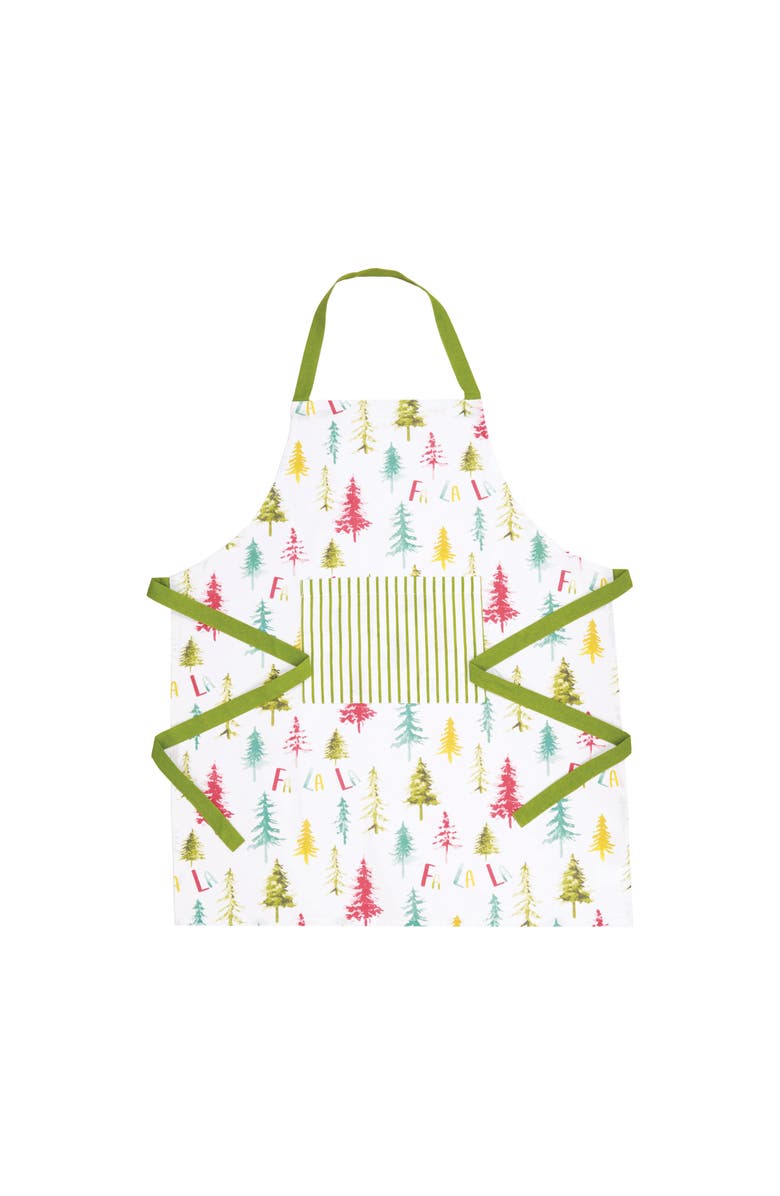 carol & frank Winter Wonderland Apron, Main, color, Green