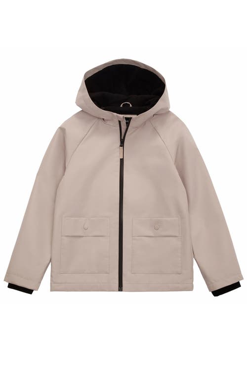 Rokka&rolla Kids' Ripstop Windbreaker Jacket In Stone