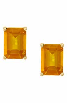 EFFY 14K Yellow Gold Citrine Stud Earrings