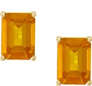 EFFY 14K Yellow Gold Citrine Stud Earrings