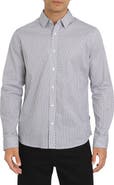 DKNY SPORTSWEAR Chancey Stretch Cotton Button-Up Shirt