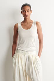 COS Scoop-neck Silk-jersey Tank Top
